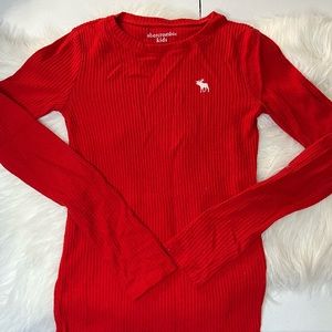 Red Abercrombie sweater